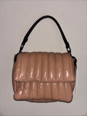Think Royln Bar Bag in Nude Patent